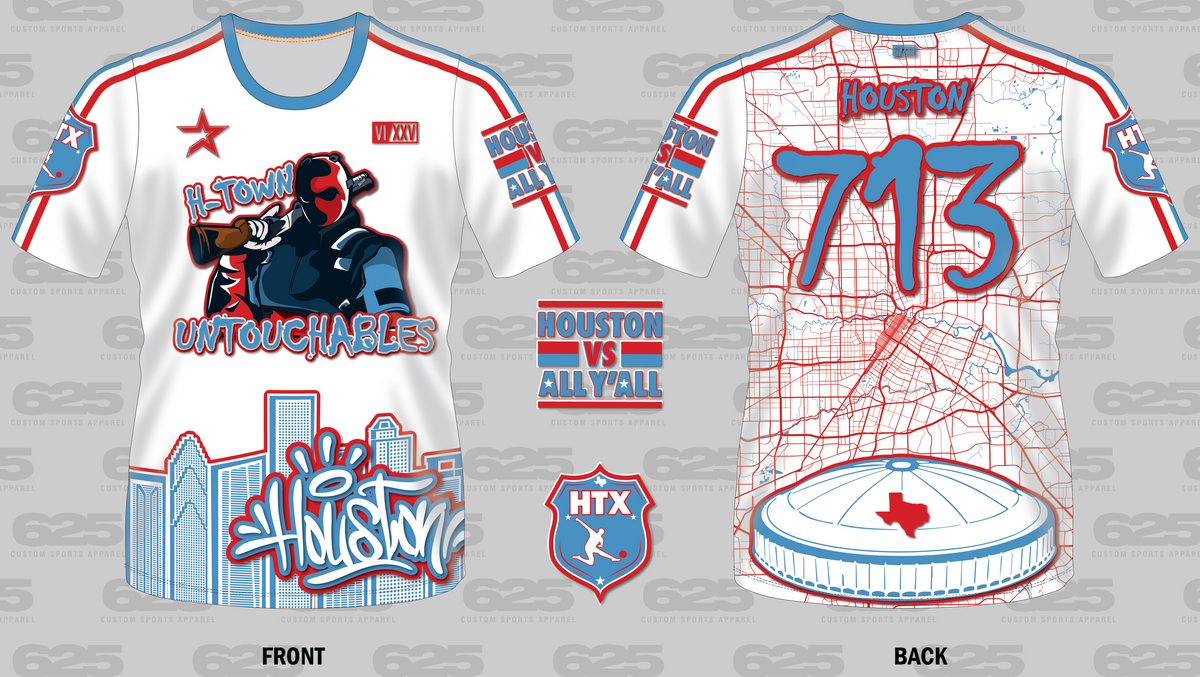 HTown Untouchables 713 Jersey VI/XXV Custom Sports Apparel