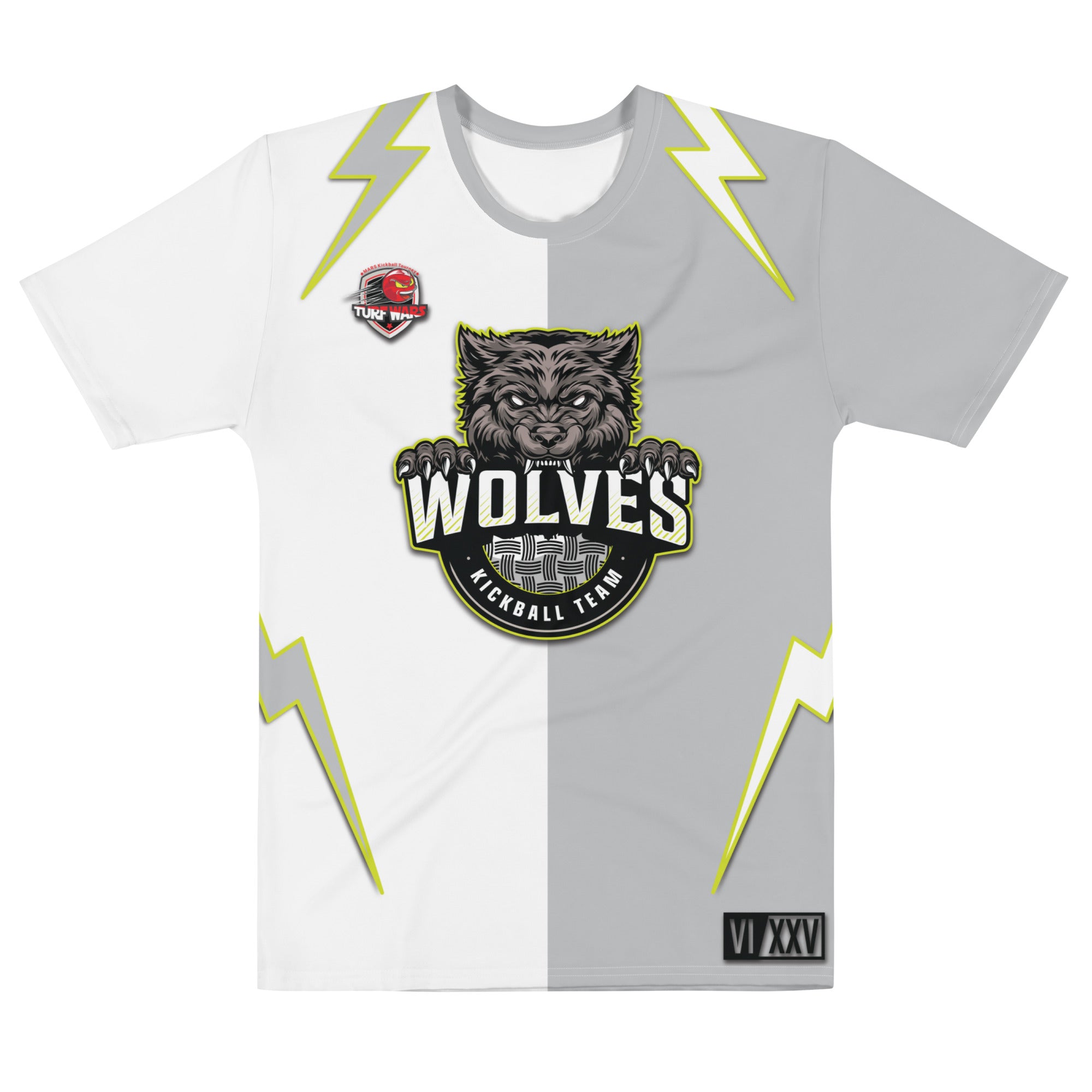 Wolves sublimated rugby jersey design - Stud Rugby